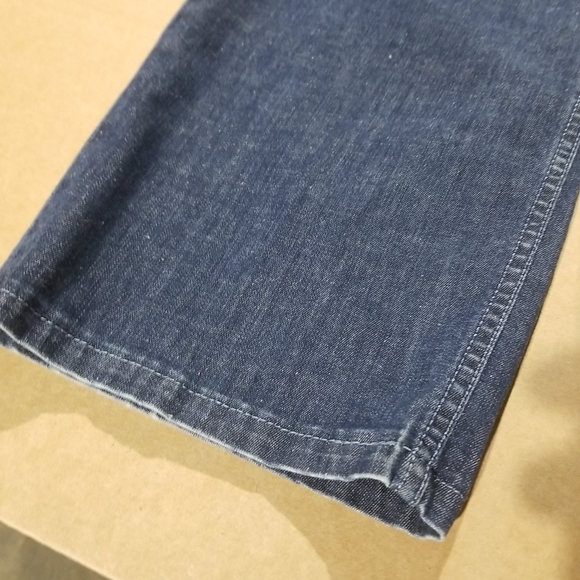 Alberto Jeans Modern Fit Luxury T400 Men's 40x26 Medium Wash (hemmed) DARK BLUE - Picture 3 of 11